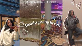 SPEND *THANKSGIVING BREAK* WITH ME | black friday shopping, moana 2, and food!!