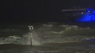 KHOU 11's Matt Dougherty is in Corpus Christi where the city remains under a Tropical Storm Warning