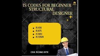 IS Codes for Beginner structural designer| IS codes| Civil engineering important IS code in 2022.