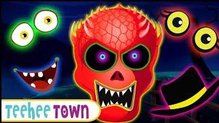 Missing Face Finger Family Songs + Spooky Scary Skeleton Songs For Kids | Teehee Town