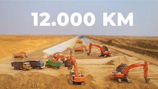 Arab Saudi đã xây dựng SÔNG NHÂN TẠO XUYÊN SA MẠC dài nhất thế giới như thế nào?