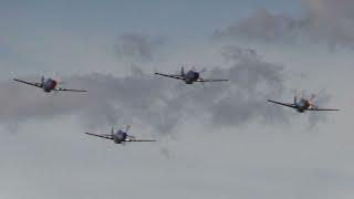 P-51 Mustangs at Salinas International Airshow. Sunday. 60fps. 2021