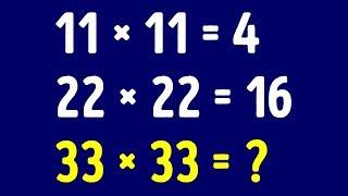 30+ простых загадок для любителей математики