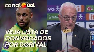 NEYMAR CONVOCADO! DORIVAL JR ANUNCIA LISTA COMPLETA ESTÊVÃO E WESLEY PARA A SELEÇÃO BRASILEIRA