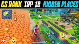 TOP 10 HIDDEN PLACES FOR CS RANK  || cs rank tips and tricks | without friends & gloowall