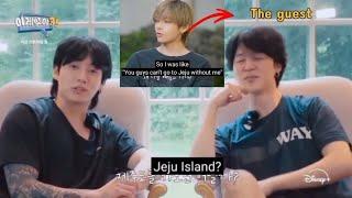 Taehyung joined Jikook in Jeju island for Are you sure show