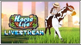 [Roblox : Horse Life] Livestream! Join For A Chill Time! Catching Horses & Earning Money!