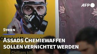 Syrien will alle Chemiewaffen-Bestände vernichten | AFP