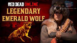 Red Dead Online - Legendary Emerald Wolf Location [Animal Field Guide]