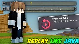 Top 3 Minecraft Pe 1.20+ Best [Replay Mod] |  Minecraft Pe Cinematic Mod !