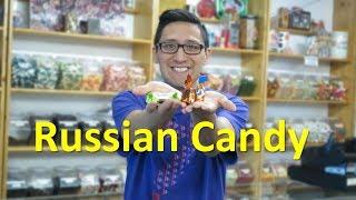 American Tries Russian Candy // TheCandyGuy