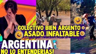 ASADO INFALTABLE, COLECTIVO BIEN ARGENTO, SEÑORA CHISMOSA..ARGENTINA, NO LO ENTENDERIAS!