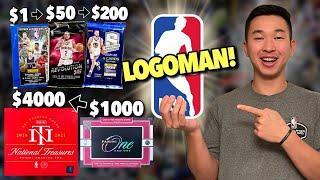 *LOGOMAN! * Opening TONS of RANDOM BASKETBALL PACKS, but each pack is BIGGER THAN THE LAST! 