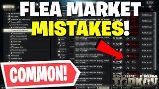Escape From Tarkov PVE - Common MISTAKES Players Make When SELLING On The FLEA MARKET!