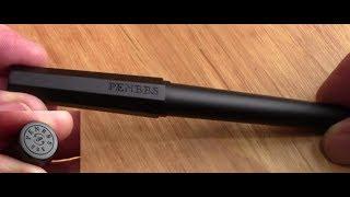 PENBBS 350 Obsidian Black Aluminum Fountain Pen Review