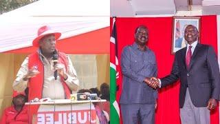 ANGRY UHURU KENYATTA POINTMAN AND JUBILEE SG KIONI ATTACKS BLUSTS RAILA BADLY JOINING RUTO!!!