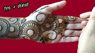 Simple & easiest mehandi design ll henna design for beginners ll Nehas creation henna design#20