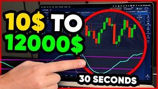 10$ to 12000$ in 30-SECONDS | BEST TIMEFRAME BINARY OPTIONS TRADING STRATEGY | pocketoption