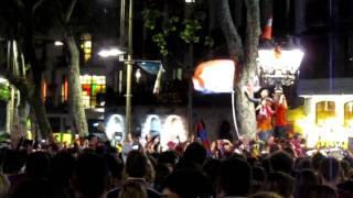 La Rambla / FC Barcelona Fans Celebration 3.05.2011