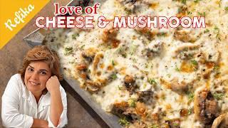 Vegetarian Baked Mushrooms with Cheese in Just 5 MINUTES! | Quick & Tasty Appetizer Recipe