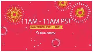 Buildbox Cyber Monday Sale November 29th 11AM PST!