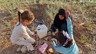 The pressure on the grandmother Nomadic conflict between the nomadic grandmother and two bully men