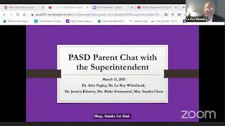 Parent Chat with the Superintendent