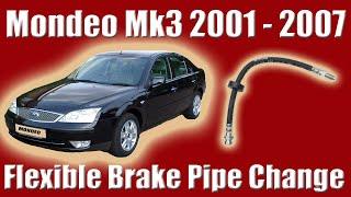 Ford Mondeo Mk3 Flexible Brake Line Replacement How To Change