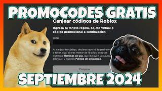 TODOS los PROMOCODES activos de ROBLOXSEPTIE 2024EMiLiORESPECIAL para JUGADORES NUEVOS en Roblox