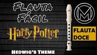 Flauta Fácil - Harry Potter - Hedwig's Theme || Flauta Doce Soprano G & B ||