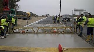 RüMoo Rüttelbohlen Baukastensystem für Strassen, Fahrbahn, Parkplatzbau truss screed