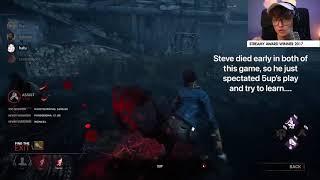 Steve’s Reaction To 5up’s Playing Dead By Daylight