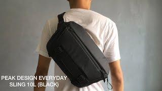 Peak Design Everyday Sling 10L (Black) Unboxing, Quick Look And Quick Test!