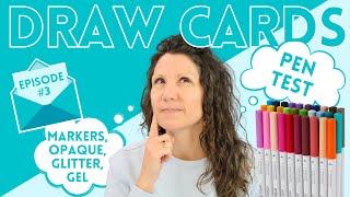 How To Draw Cards With Cricut Pens | Card Making Series Episode 3