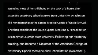 Equine Rehabilitation Series