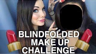 BLINDFOLDED MAKE UP CHALLENGE- Nicole Pallado ft. Melissa Tani