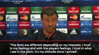 Luis Enrique about the Messi's NO substitution / www.weloba.com