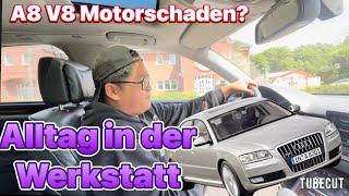 A8 mit Motorschaden? Alltägliche Dinge in der Werkstatt!