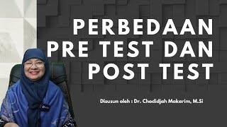 PERBEDAAN PRE TEST DAN POST TEST