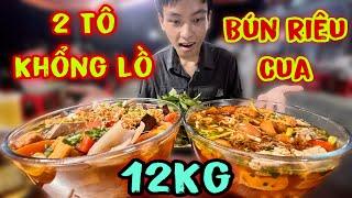 Không Thể Tin Được Hoàng Tốc Độ Ăn Hết 2 Tô Bún Riêu Cua 12Kg Trong Thời Gian Quá Ngắn