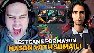 BEST GAME for MASON on CLINKZ CARRY with SUMAIL on PANGOLIER in 11.200 MMR!
