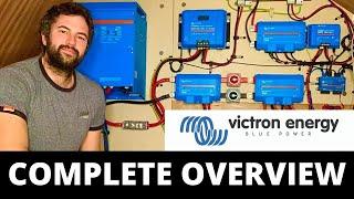 Overview of OFF GRID SOLAR POWER SYSTEM UK: VICTRON and PYLONTECH DIY OFF-GRID SET UP