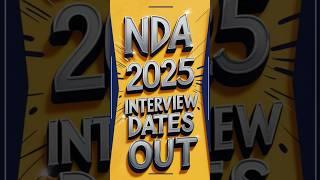 NDA 1 2025 SSB Dates Out | How to Select SSB Centre & Date Smartly | Step-by-Step Guide !!
