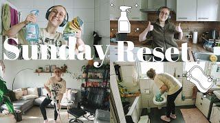 SUNDAY RESET ROUTINE| komplette Wohnung putzen & sauber machen