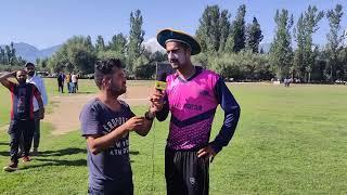 #abid hussain interacts with mosin cp at nanil premier league#jkca #allsportsnews #sportstalkshow #