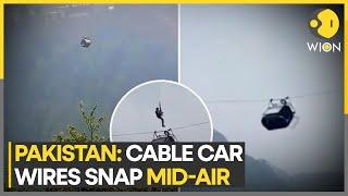 Pakistan: Cable carrying chairlift snapped, four children rescued out of eight stranded | WION