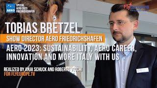 AERO EXPO 2023-Tobias Bretzel: sustainability, aero career, innovation and Italy