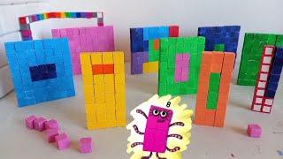 Numberblocks eight times table 8, 16, 24, 32, 40, 48, 56, 64, 72, 80