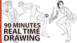 20 of 100 FIGURE DRAWING no talking