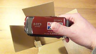 Unboxing a 10€ Sony HDR-CX200 camcorder in unknown condition